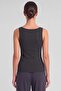 Egyptian Women's Camisole T-Shirt with Closed Back Straps, Smoked - 2