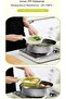 Purple Fruit Colander, Double Layer Draining Basket, Berry Washer Strainer Container with Sa - 7