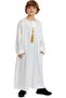 Boys Coat & Jacket Product Category Arabic Thobe Muslim Thobe Long Sleeve Kaftan Crew Robe National