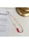 Murano Heart Necklace with Crystal Stone - 2
