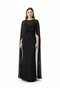 High Collar Shawl Strap Dress