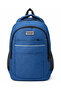 Navy Blue Multi-Compartment Backpack – School, Daily Use, and Travel Bag