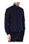 Men's Regular Fit Stand Collar Long Sleeve Navy Blue Jacket - 2