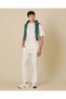 Men Ivory Peached Terry Relaxed Fit Lounge Bottom - 2