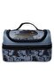 Bright Eyes Double Layer Lunch Box Gray 457459