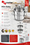 Multifunctional to Baby Mini Boiling Pot Mini Baby Two-Layer Porous Steam Cooking & Couscous Pot
