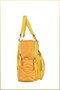 Saly Women's Quilted Parachute Fabric Hand and Shoulder Bag - Yellow - 3