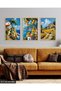 Oil Painting Lookalike Town 3 Piece Wooden Framed Painting Act - 4