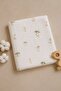 قماط أطفال من PlumeHome مطبوع عليه بطة، 4 طبقات، 100% قطن موسلين، مقاس 75x75 - 4