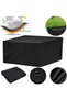 Black Square Garden Furniture Cover - 90 x cm Table Protective Waterproof UV Resistant 210D Oxford Cloth Suitable for Patio 1 Piece - 4