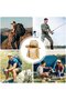 Khaki outdoor sun hat, providing full protection for the face, neck, and ears - breathable, detachable parts, UV suitable hiking, fishing, gardening. - 3
