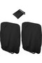 Garden Chair Covers - 2-Pack Lounge 110x71x34 cm Black Provides ideal protection for your furniture - 2