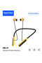 HN-41 Neckband Wireless Earphones, Bluetooth 5.3 Wireless Headphones with 40 Hours Music Playback, Bass Music, Clear Calling, Flexible Neckband & Sweat-Resistant Design