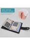 Card holder 11.5x2.5x8.5cm 26-slot RFID/NFC anti-theft PU. - 3
