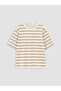Lcw Kids Beige Crew Neck Printed Boys' T-Shirt 5-Pack - 6