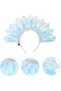 LED headband Statue of Liberty crown colorful holiday hair. - 3