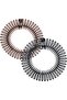 Hair combs 2pc flexible elastic organizer set.