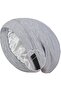 Silk sleep cap snow white satin cotton unisex breathable.