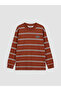 Crew Neck Striped Boy T-Shirt - 3