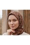 Infinite Knitted Pattern 90X90Cm Matte Cotton Scarf