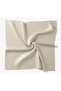 Twill Silk Scarf Geometric Pattern Cream - 5