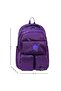 👜 Purple Multi-Compartment Backpack - 2