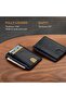 Mens RFID Blocking Slim Bifold Wallet Minimalist Leather Small Wallets for Men with Cash Poc - 5