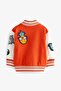 Tropical Patch Orange Kids College Jacket - 2