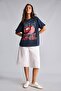 100% Cotton Cars Oversize Crew Neck Printed Short Sleeve T-Shirt I5443Ax26Hs - 2