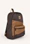 Unisex Backpack with Waterproof Front Pocket and Logo Detail H9365Axns - 2