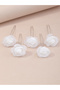 Set of 5 -Flower Hair Pins - 4