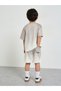 Boys Ombre Slogan Print T-Shirt and Shorts Set - 5
