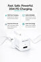 WELLTECH HC840 35W GaN Mini Fast Charger Power Adapter, USB-C PD Fast Charging Compact Wall Charger for iPhone 15 14 13 12, iPad, Samsung Galaxy, Android Phones, Tablets & Travel Use - 5