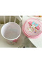 Cute Kawaii Desktop Trash Bin with Lid – Pastel Cartoon Wastebasket for Bedroom, Office & Desk - 3