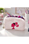 Plush Pen Holder and Makeup Bag Zippered Multi-Purpose Organizer Bag White - 3