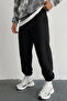 Baggy Cut Sweatpants with Elastic Cuffs for Winter - 4