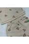 Boy's Muslin Shorts Set - Gots Certified 100% Organic Cotton - Beige - 6