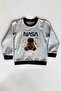 Set of 3 Children's Printed 2-Thread Combed Cotton Sweatshirts