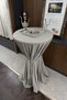 Dertsiz Tied Bistro Tablecloth - Wedding Event Organization Hotel Restaurant Cocktail Table Cover - 5