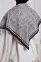 Hexagonal Patterned Soft Scarf Black - 4