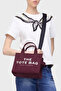 Leather Tote Women's Bag with Logo and Detachable Strap Bag M0016493 510 - 2