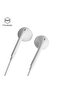 3.5mm Wired Earphones with Mic – Stereo Headphones for Android Phone, Laptop, Tablet – White (HP-0543) - 3