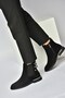 Z555266661 Black Genuine Leather Suede Women's Boots