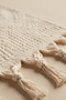 Zigzag Patterned Tasseled Tablecloth Decorative Living Room and Kitchen Table Runner - 4