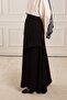Asymmetrical Linen Skirt Black - 4