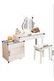 Elegant and Efficient Smart Dressing Table for Contemporary Living Spaces with LED Mirror - 6