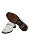 White Color Laceless Genuine Leather Men's Shoes - 3