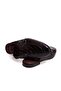 Brown Laceless Genuine Leather Men's Half Shoes - 3