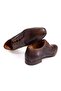 Brown Lace-Up Genuine Leather Men's Shoes - 2