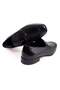 Black Color Laceless Genuine Leather Men's Shoes - 2